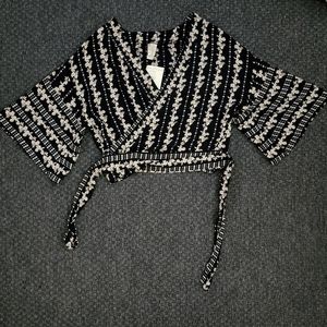 Jaipur Kimono Sleeve Wrap Top
